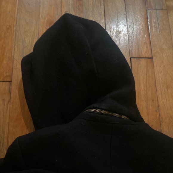 J.CREW WOOL NAVY BLACK Nautical TOGGLE COZY LONG Coat GORG CLASSY - Picture 9 of 16